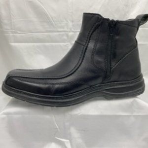 Aldo Black Leather Ankle Boots